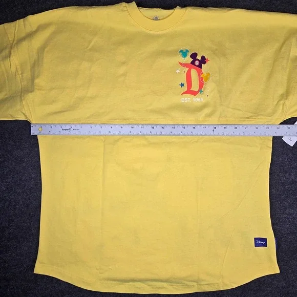 NWT Disney Disneyland Resort Play in Parks Yellow Spirit Jersey Size M - Picture 7 of 12